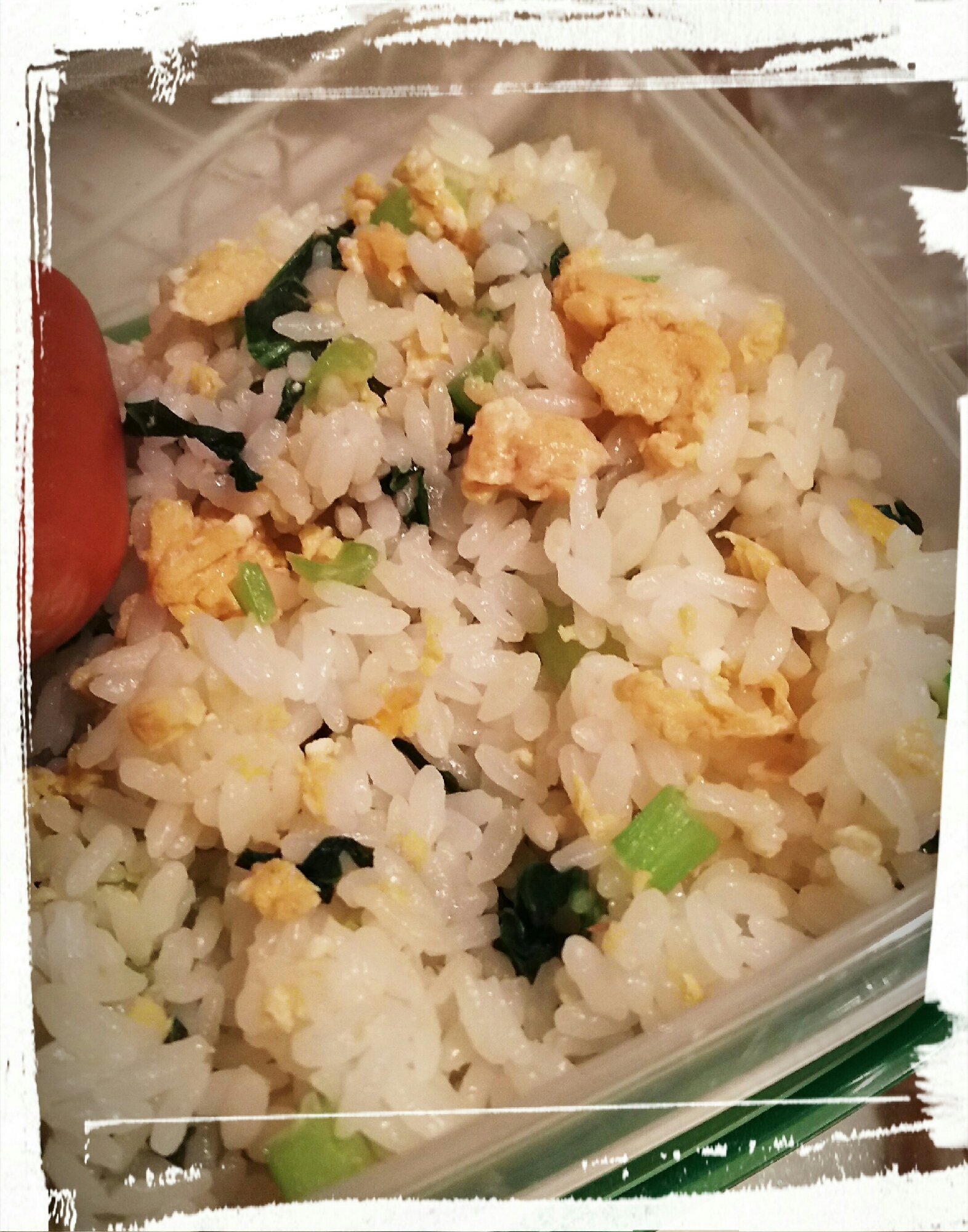 お弁当に！小松菜 卵 の 混ぜご飯