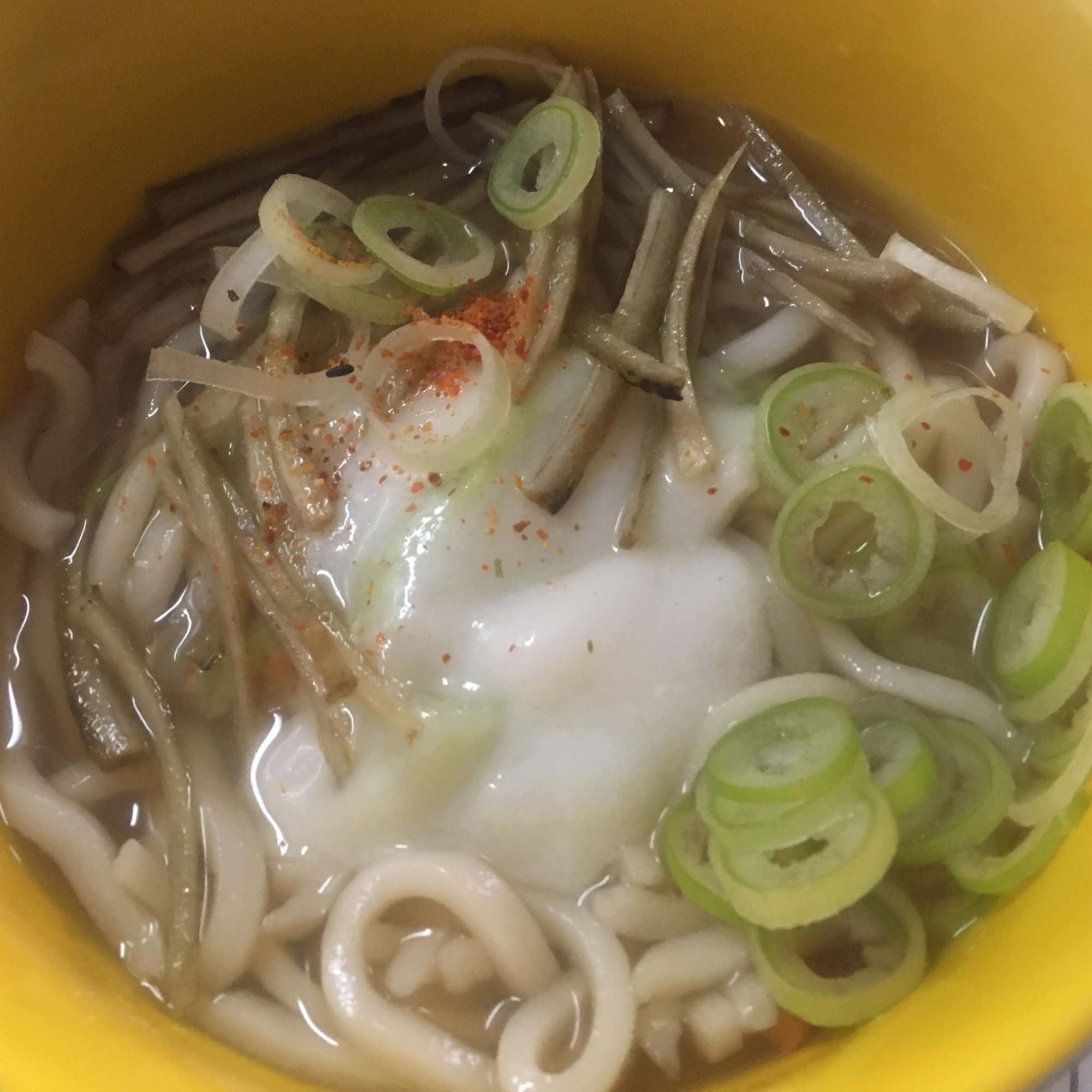 ごぼう、ねぎの力うどん