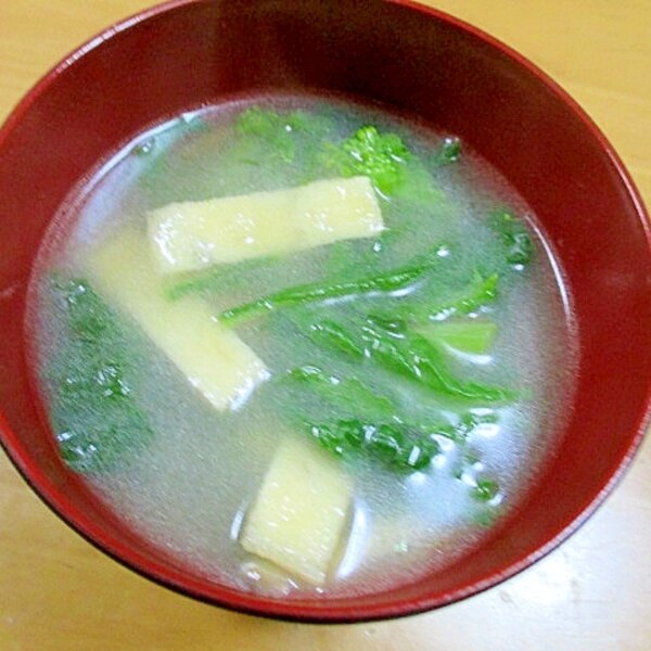 菜の花と油揚げの味噌汁 レシピ 作り方 By マリリン32 楽天レシピ 菜の花と油揚げの味噌汁 レシピ 作り方 By マリリン32 楽天レシピ
