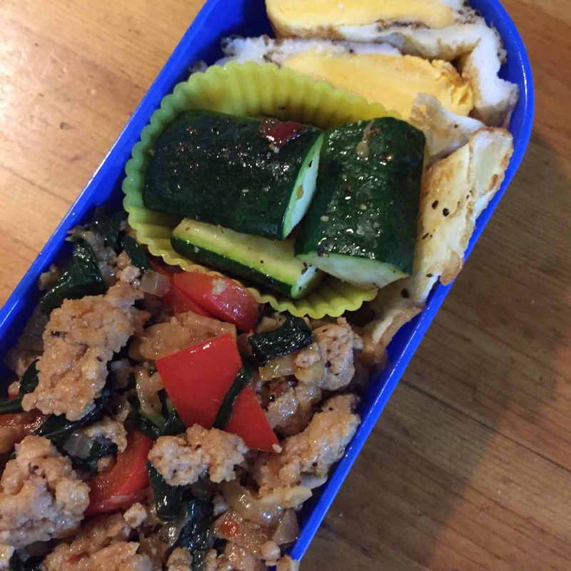 簡単！ガパオ弁当