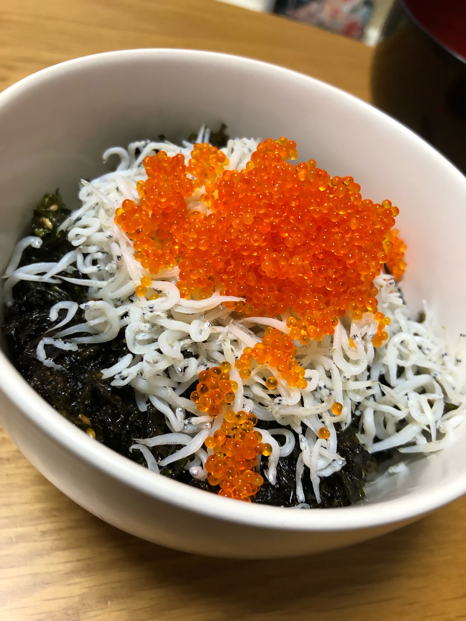 韓国海苔しらす丼