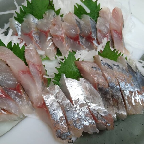 自分で鯵のお刺身 レシピ 作り方 By 娘も食わないパパれしぴ 楽天レシピ 自分で鯵のお刺身 レシピ 作り方 By 娘も食わないパパれしぴ 楽天レシピ