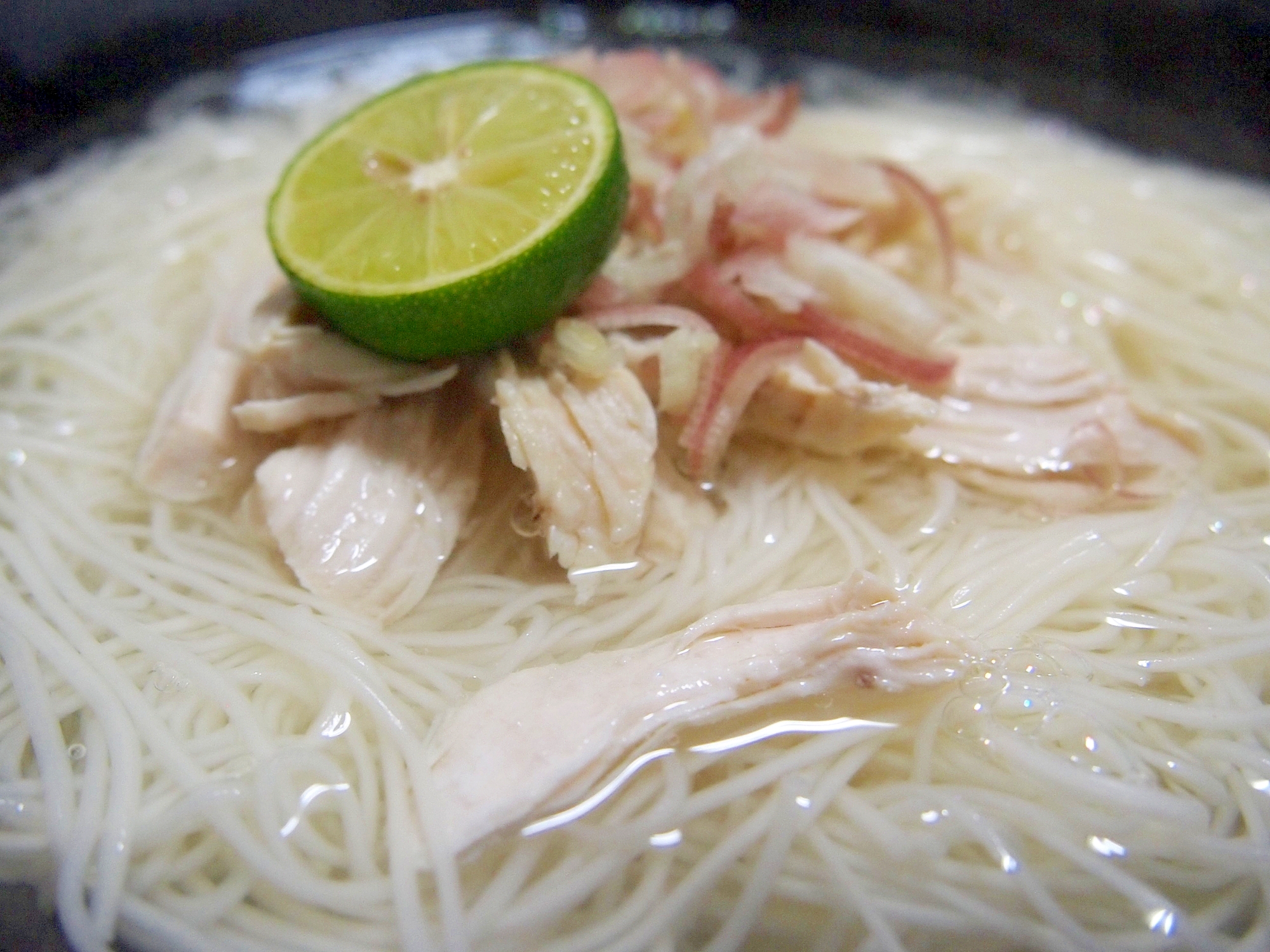 さっぱり鶏だしすだちにゅうめん