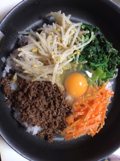 フライパンで石焼き風にしました(*^_^*)とても美味しかったです☆