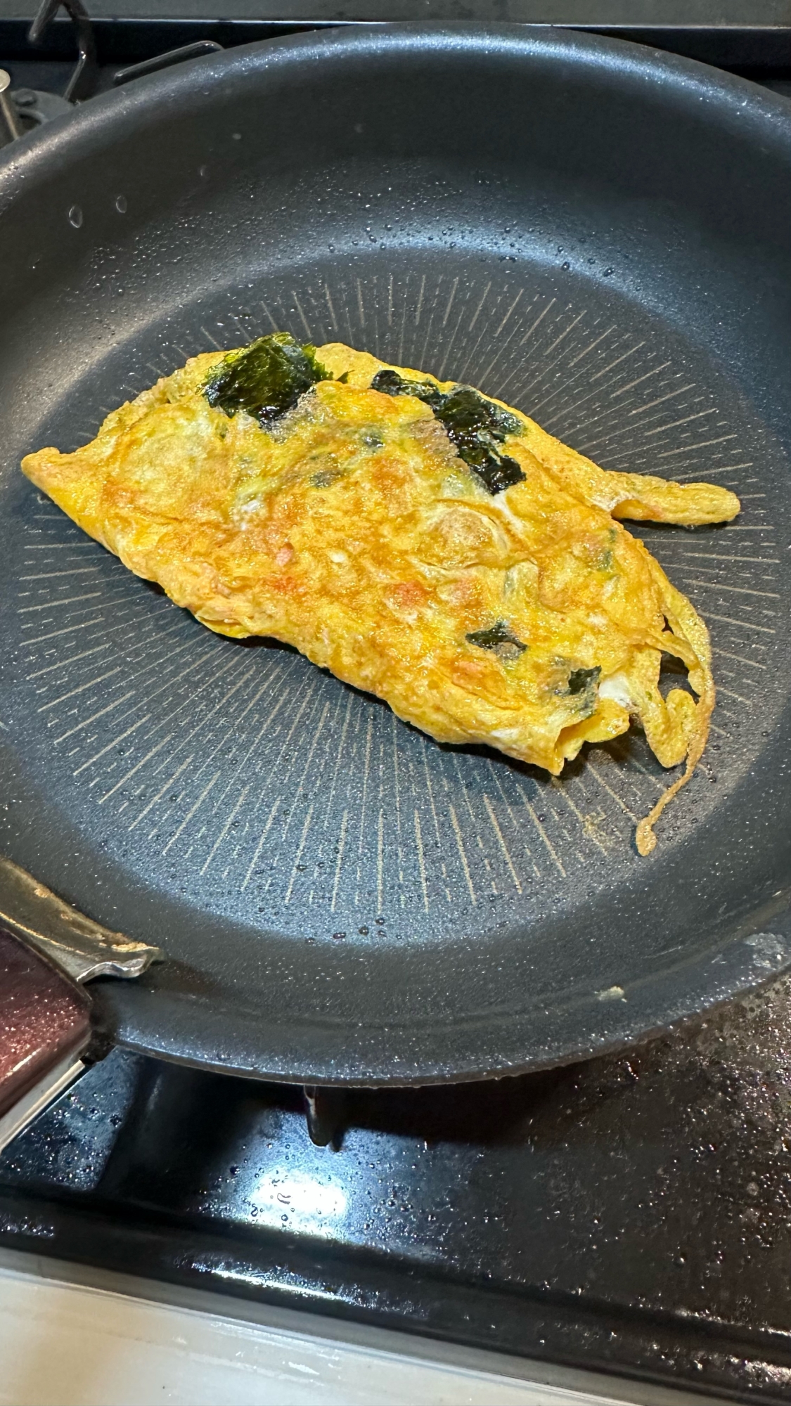 葉酸☆のり明太オムレツ