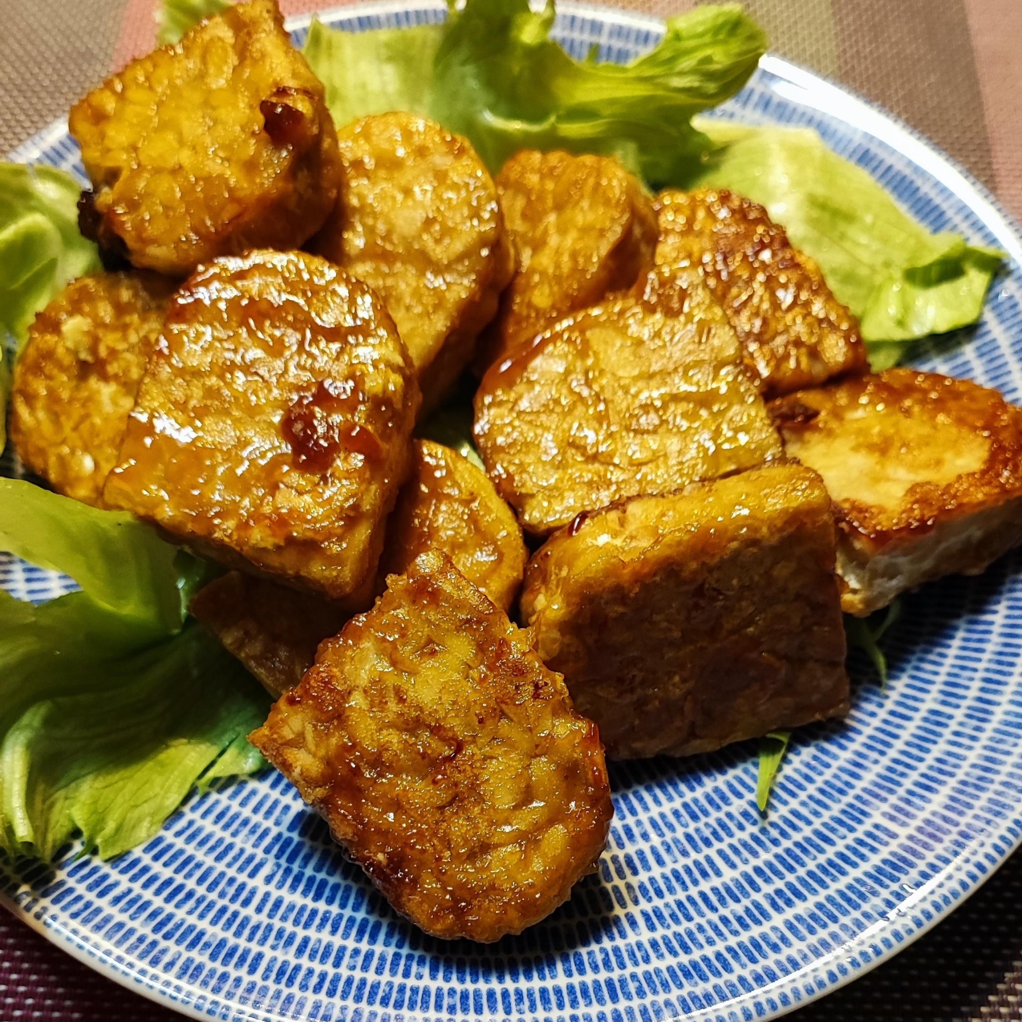テンペの照り焼き