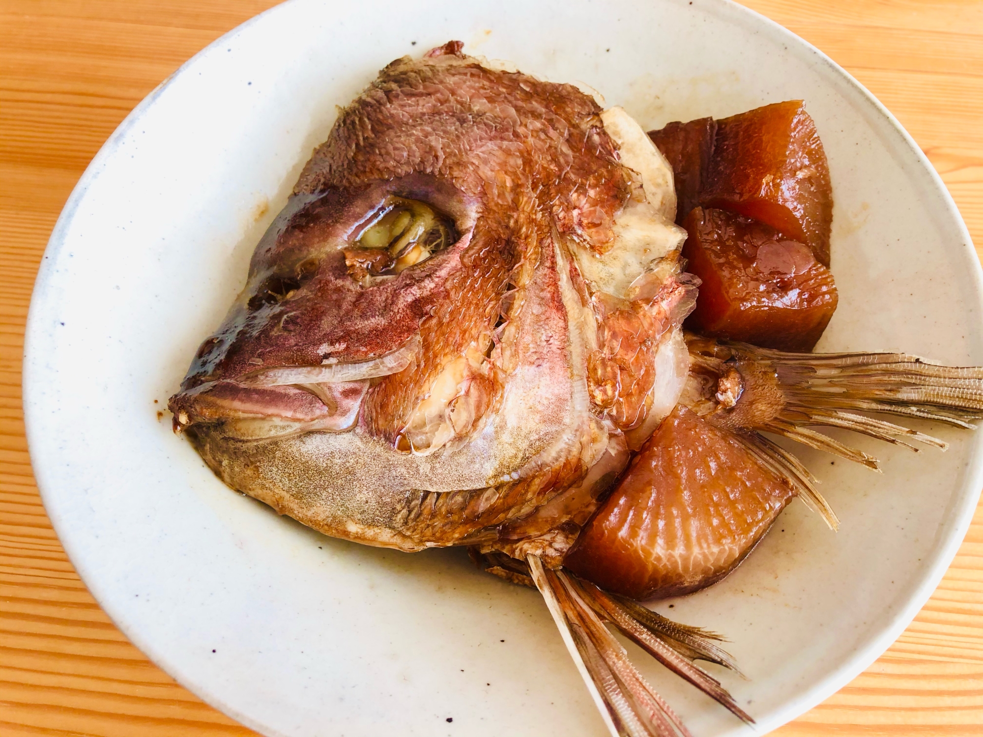 鯛と大根のあら炊き