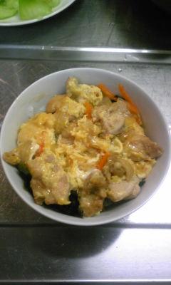 めんつゆで☆親子丼