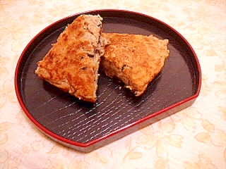 鉄分補給 蕎麦粉とおからのおかずパンケーキ レシピ 作り方 By 仄香 楽天レシピ