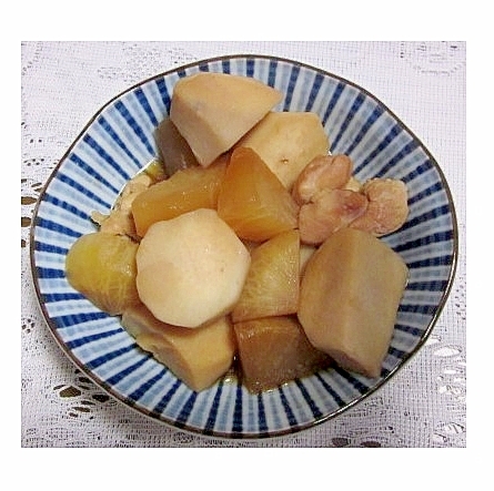 大根・里芋・鶏もも肉の煮物