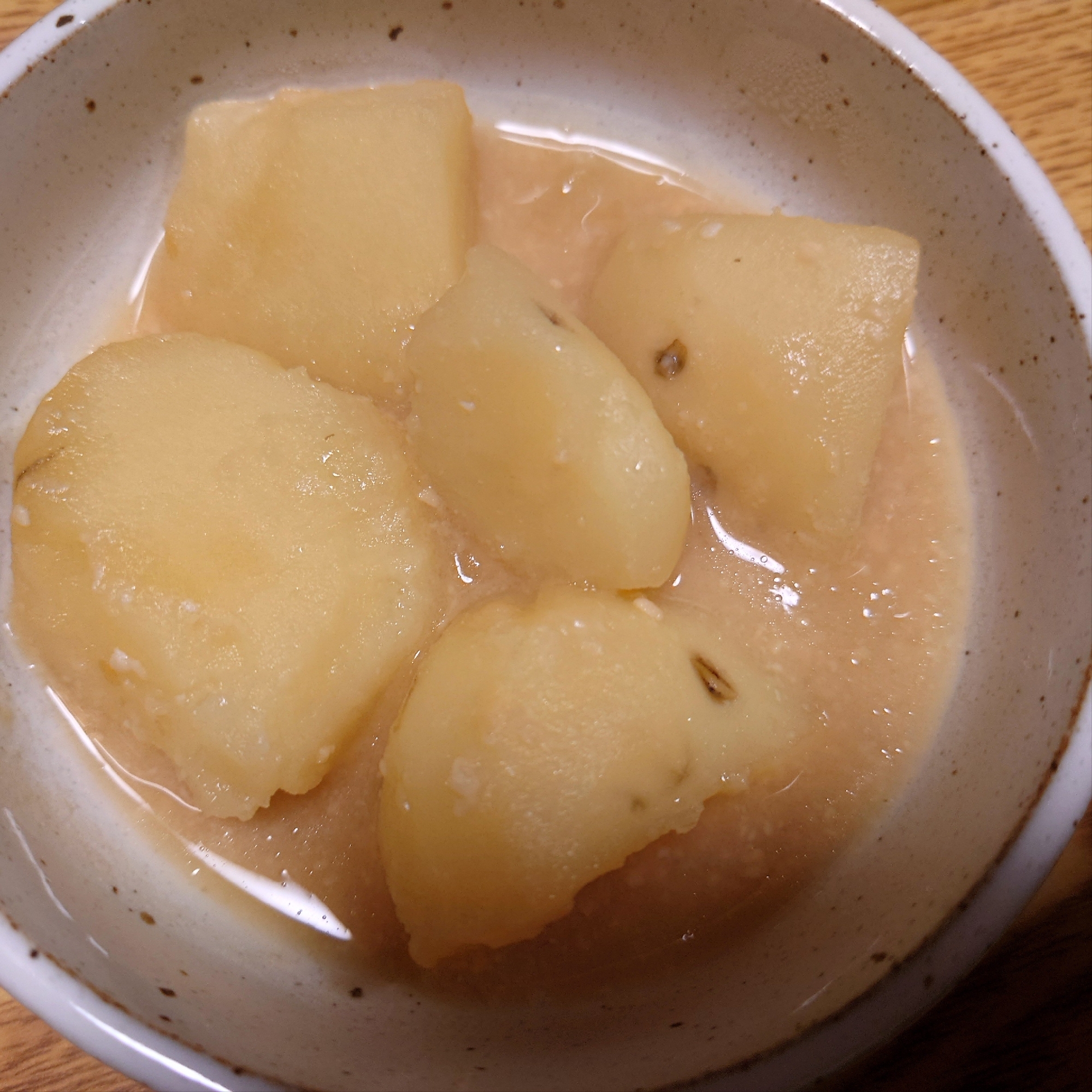 じゃがいもの味噌煮