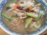 もつ鍋の残り汁で★ホルモンラーメン