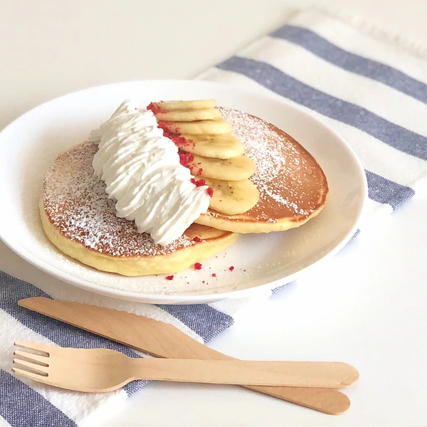 バナナと生クリームのホットケーキ レシピ 作り方 By まかろん 楽天レシピ バナナと生クリームのホットケーキ レシピ 作り方 By まかろん 楽天レシピ