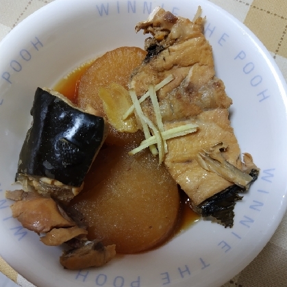 レンジ使用で時短♪簡単ブリ大根