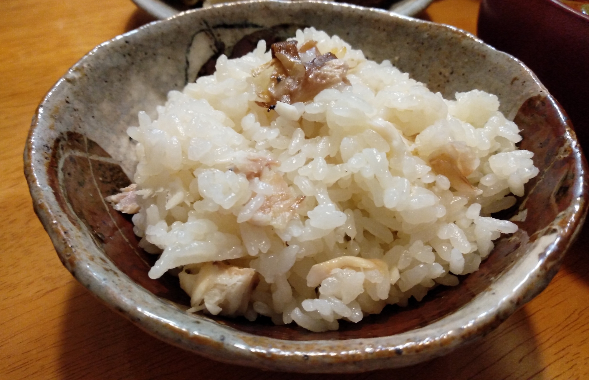 土鍋でご飯。鯛めし！