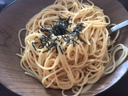 麺つゆたらこスパゲッティ