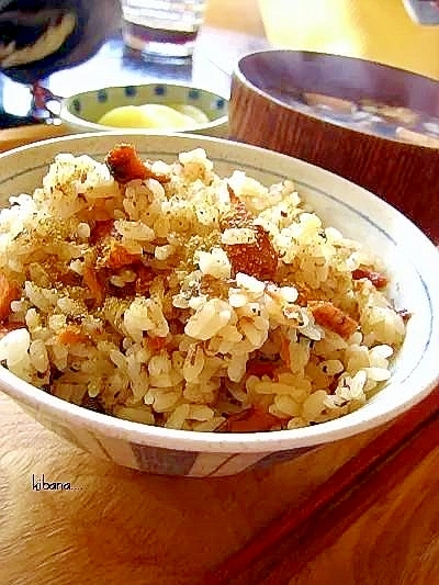 さんま缶の混ぜご飯