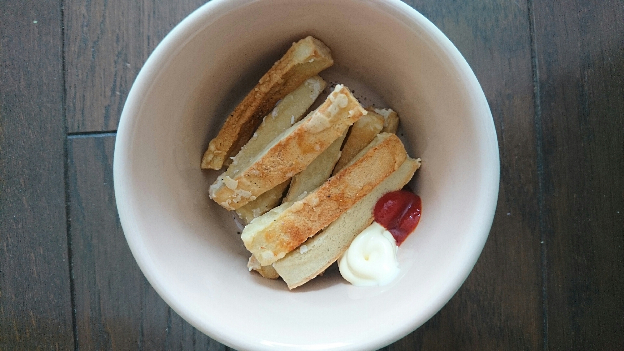 牛脂でカリっと！フライドコウヤドウフ☆