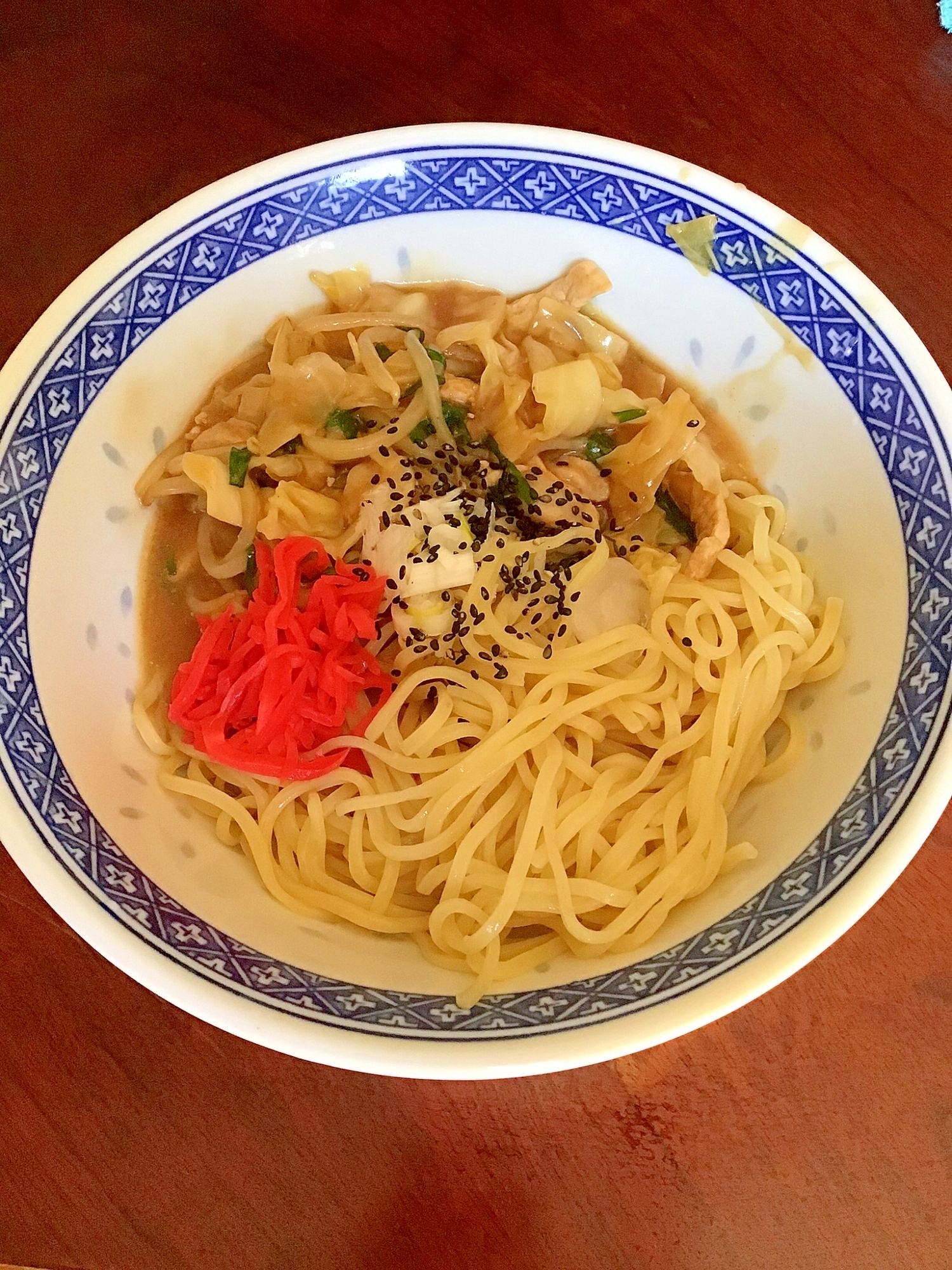 餡かけ味噌タンメン（麺は冷）