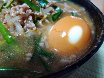 ラーメンにのせて食べました！