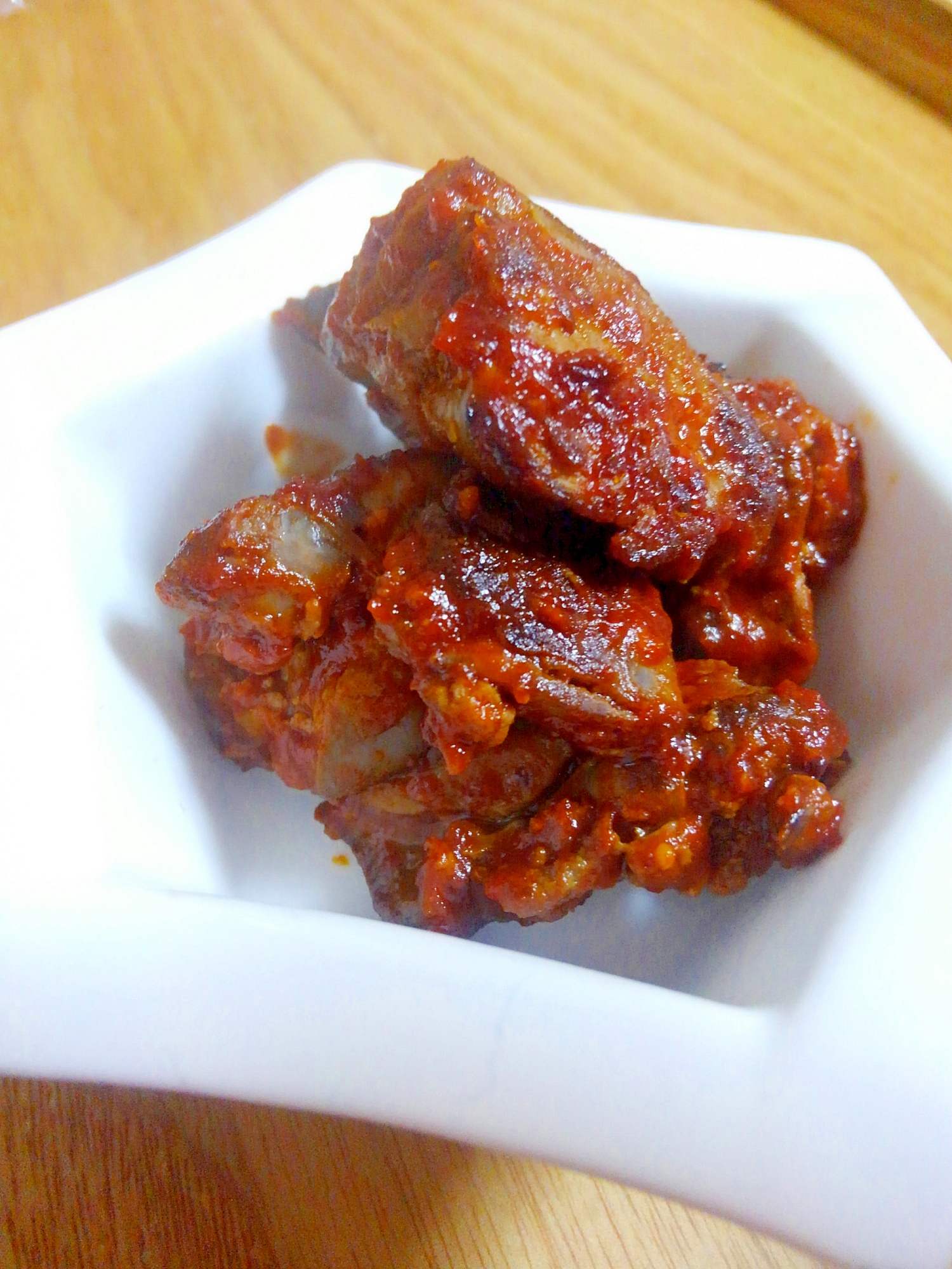 鶏レバーのケチャップがらめ