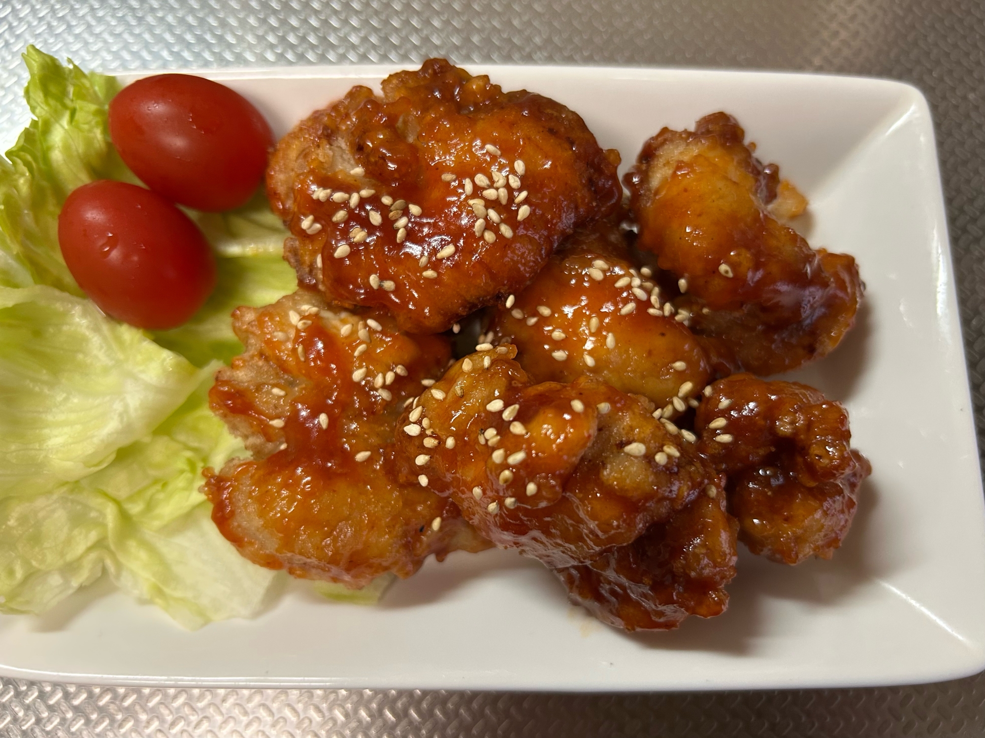 ＊米粉で簡単ヤンニョムチキン＊