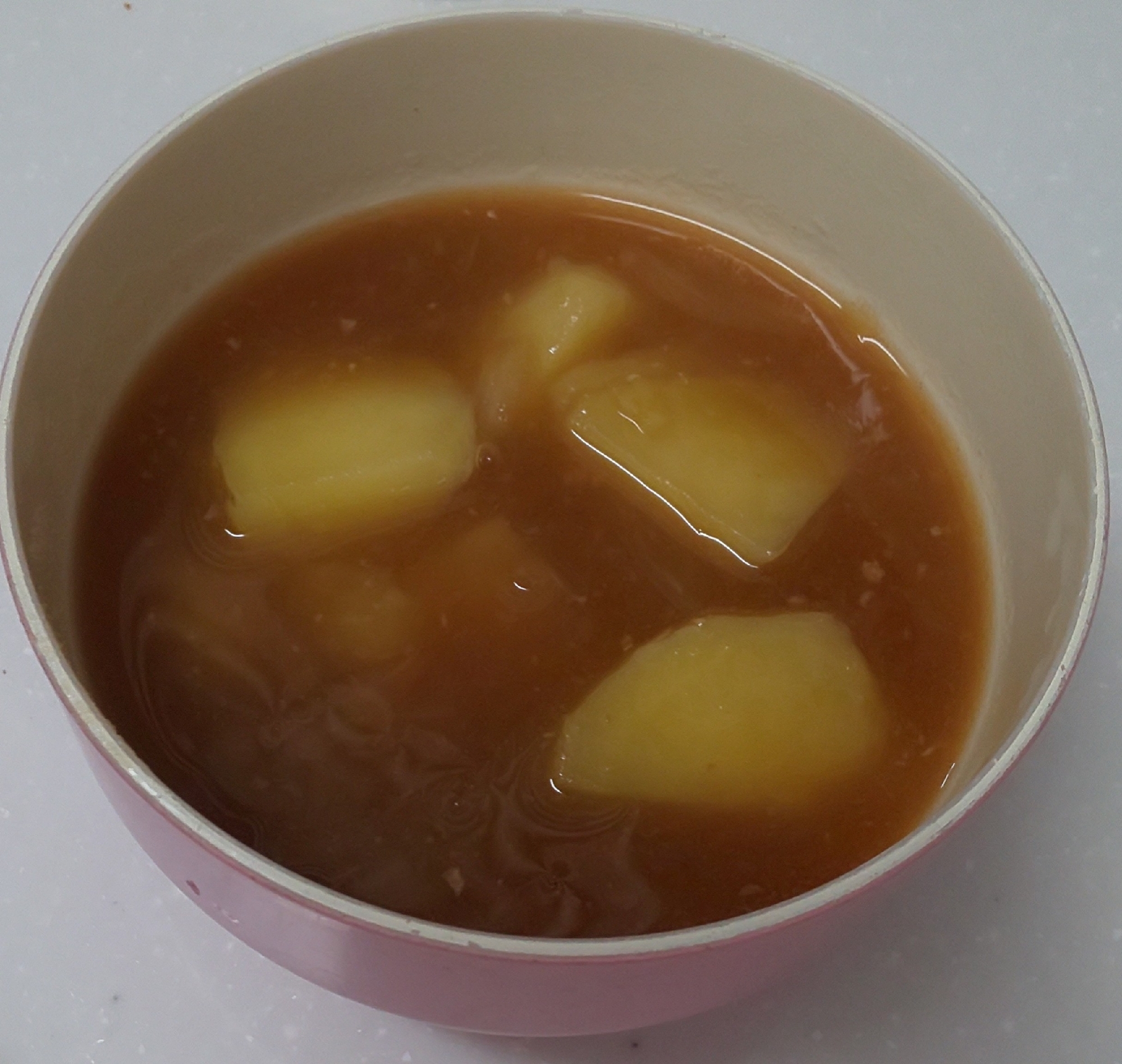 じゃがいもの味噌汁