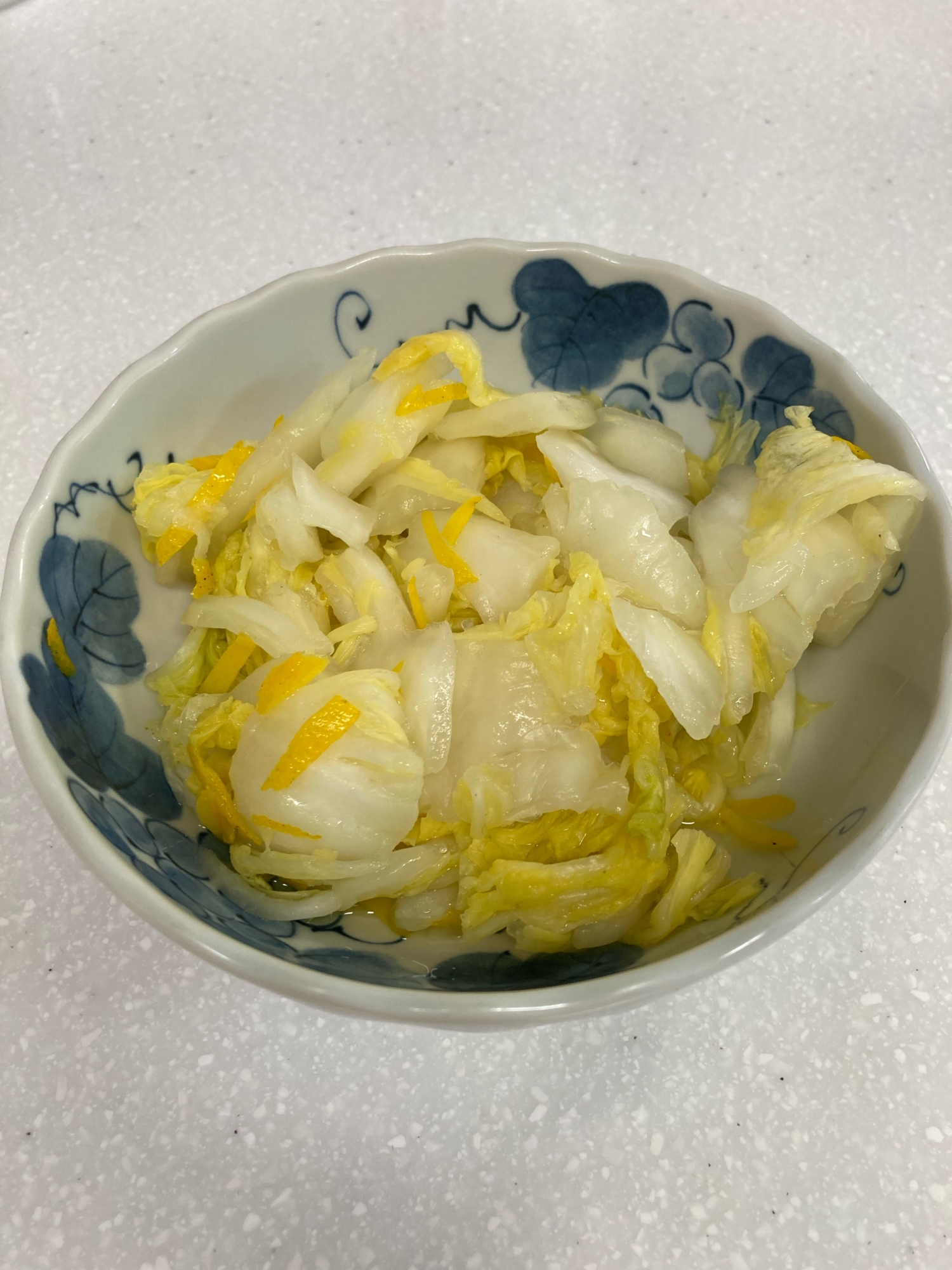 白菜の柚子浅漬け