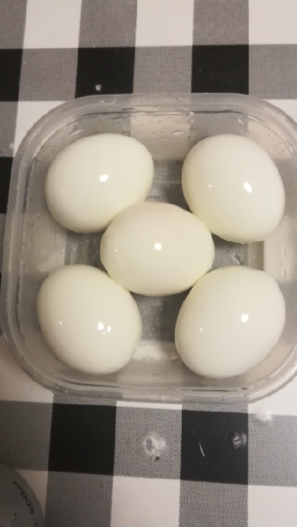 ふっくらつるん☆ゆで卵の作り方☆