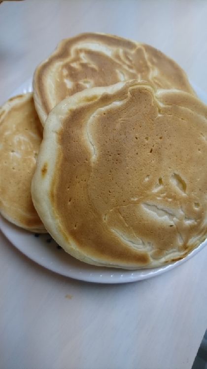 強力粉でふわふわパンケーキ レシピ 作り方 By ゆっぷりん 楽天レシピ