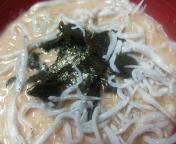 海苔しらす飲む豆腐スープ