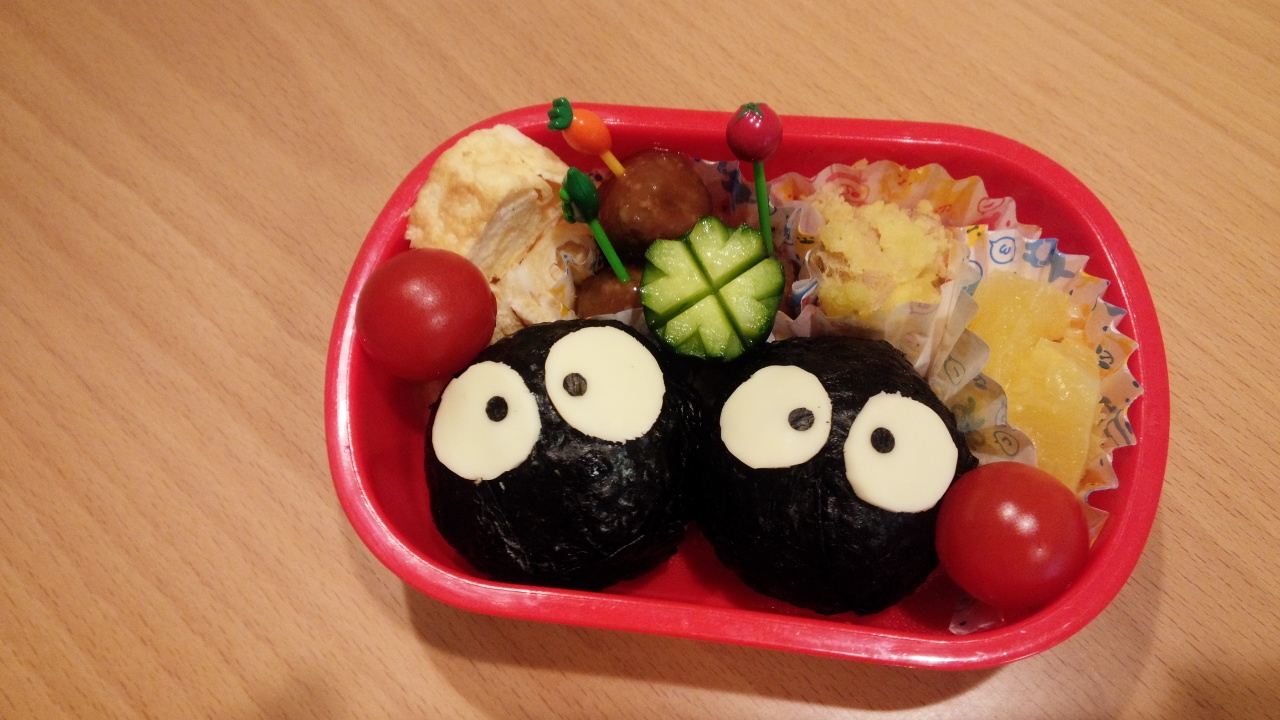 まっくろくろすけ弁当 レシピ 作り方 By うおり 楽天レシピ まっくろくろすけ弁当 レシピ 作り方 By うおり 楽天レシピ