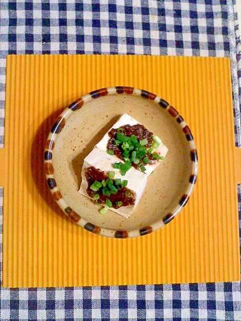 黒ニンニク味噌の冷奴♪