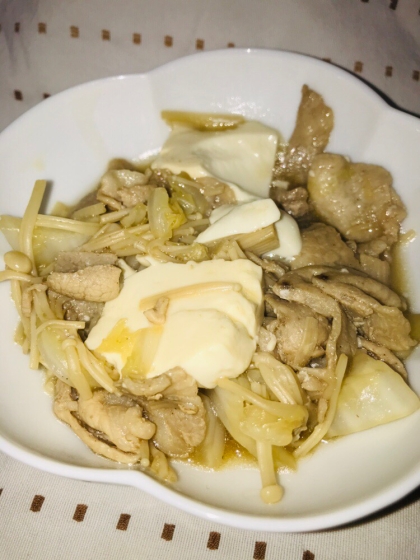 豚肉と豆腐のうま煮