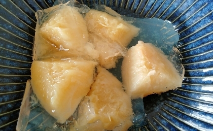 缶詰シロップで♪白桃ゼリー