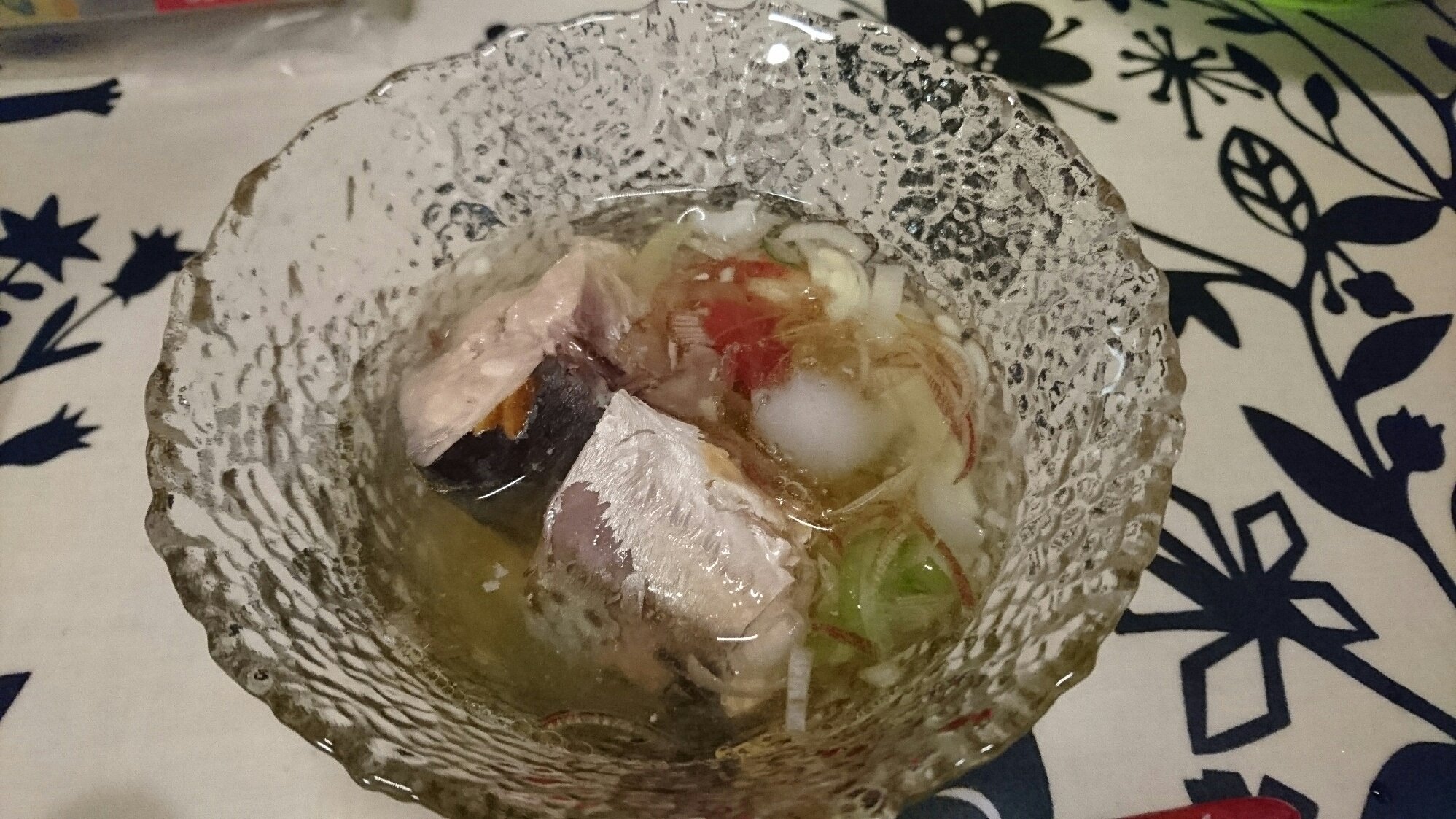 夏を感じる サバ缶梅味そうめんつゆ レシピ 作り方 By キジ猫 楽天レシピ