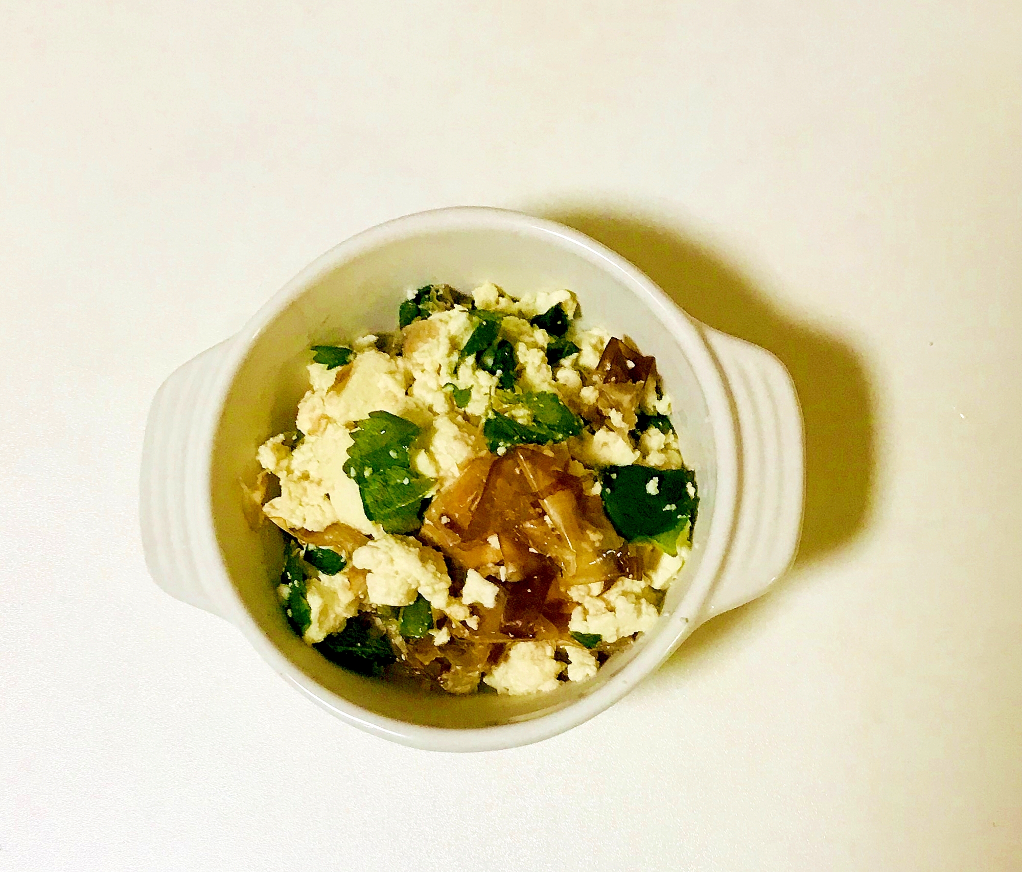 小松菜と豆腐の花かつお和え レシピ 作り方 By Libre 楽天レシピ