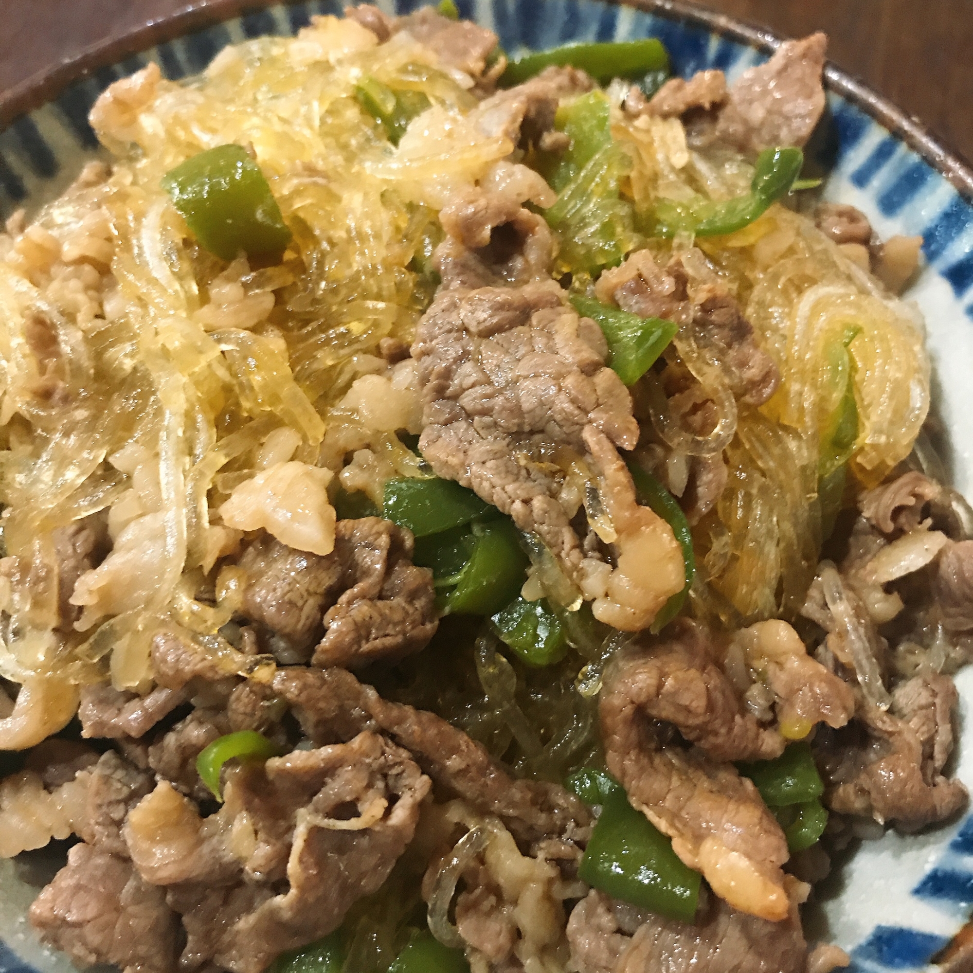 牛肉と春雨のおかず