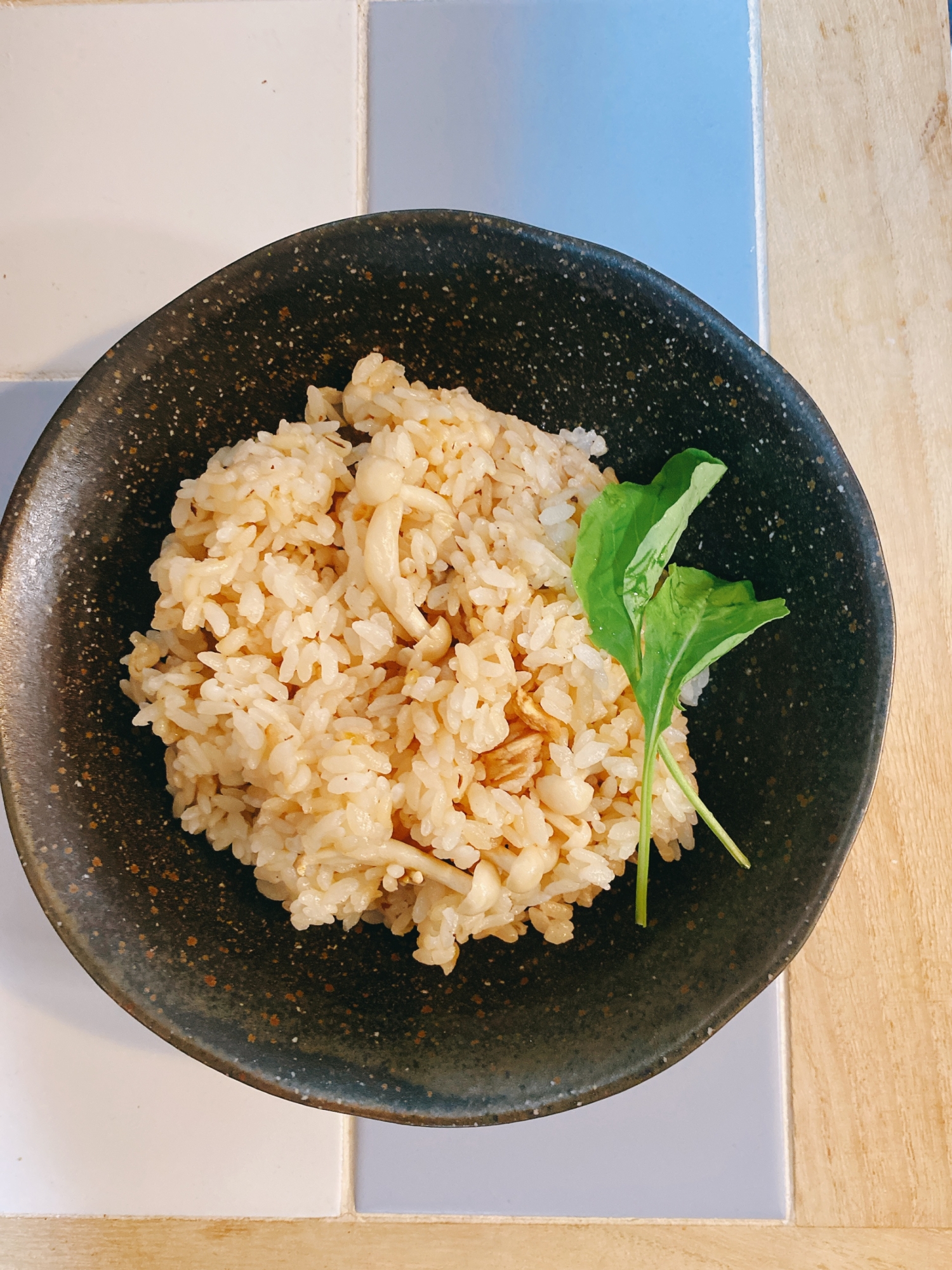 炊飯器でポルチーニ茸のピラフ