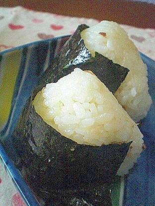 マヨ風味！　「焼き鯵のおにぎり」　　♪♪