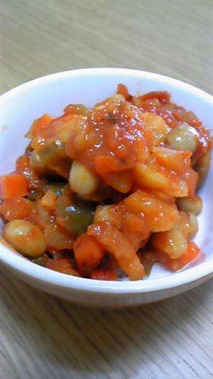 野菜いっぱいトマト煮こみ