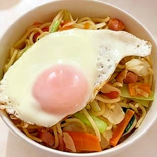 醤油味であっさり　焼きそば