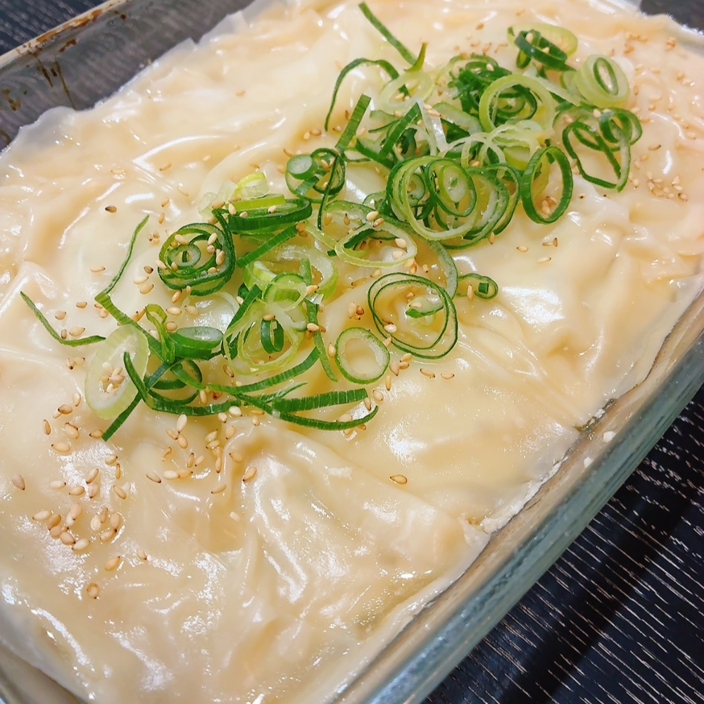 鶏ひき肉と豆腐のレンチン小籠包