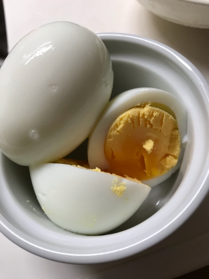 節約 固茹で ゆで卵の作り方