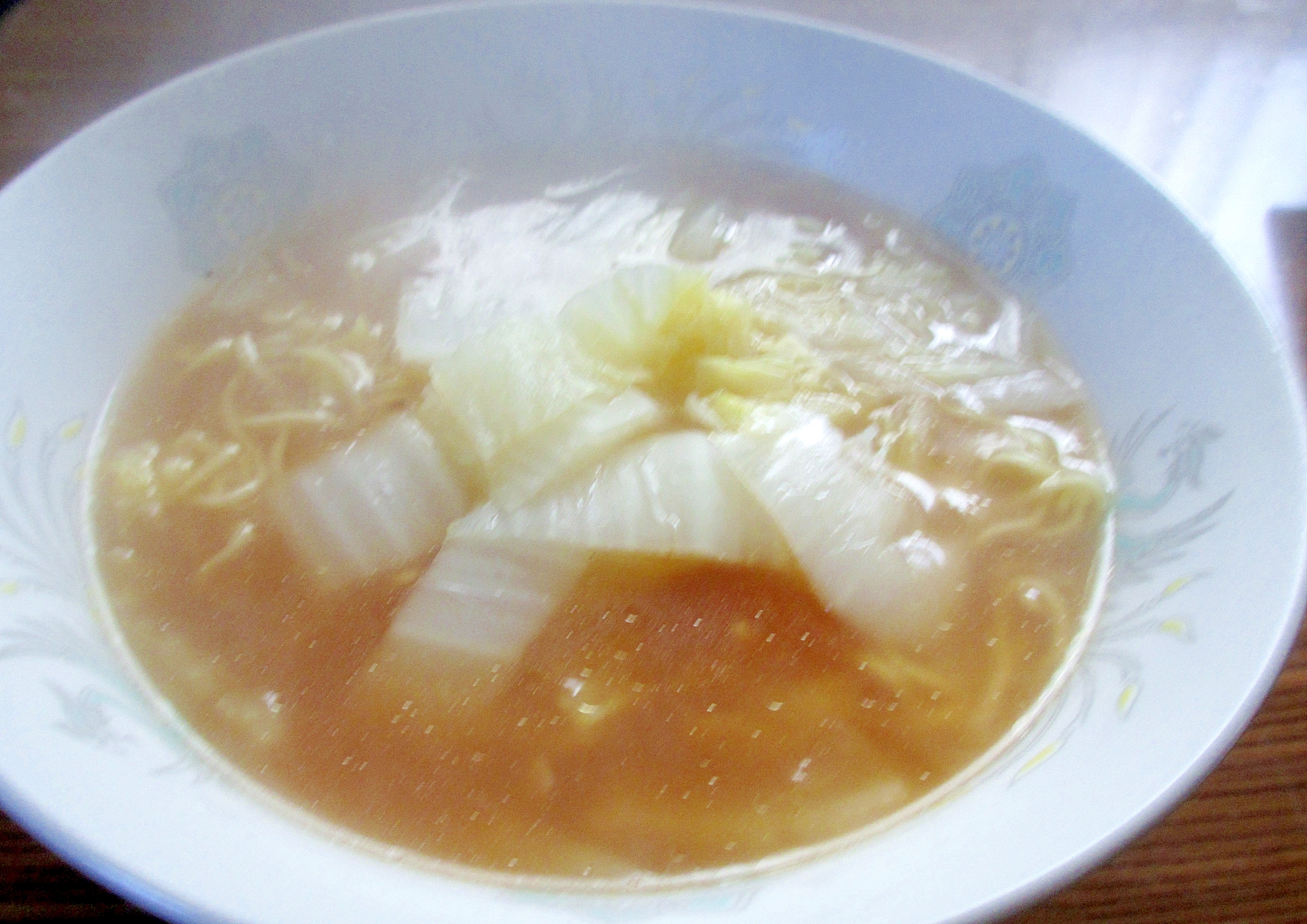 白菜のうまみたっぷりラーメン