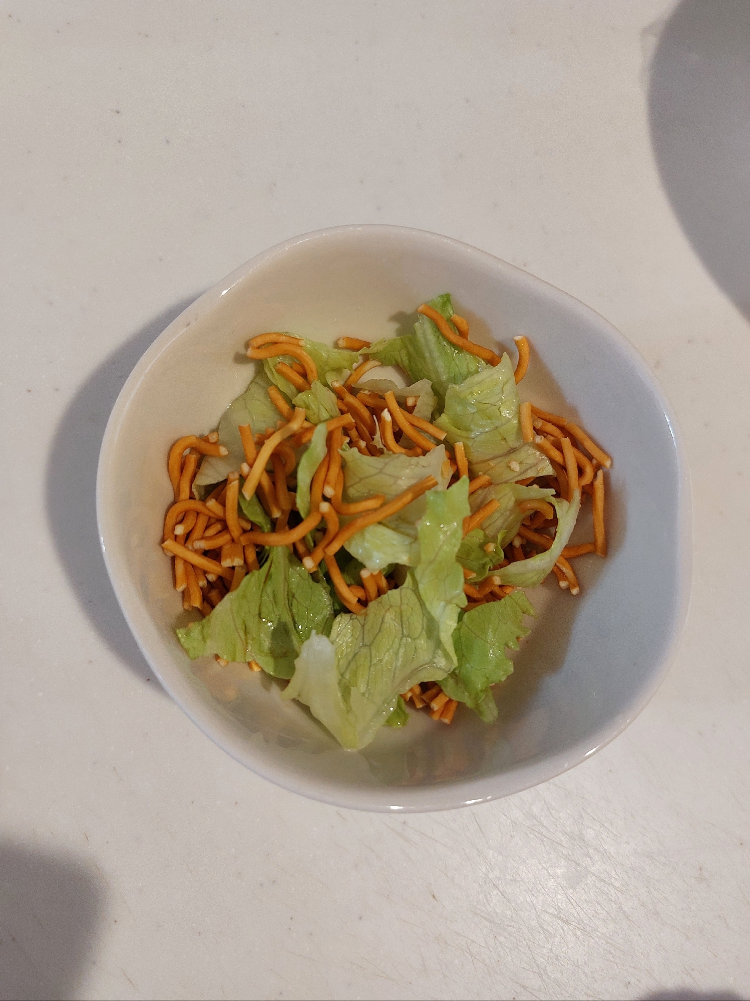 ちゃちゃっと作れる~ベビスタレタスサラダ