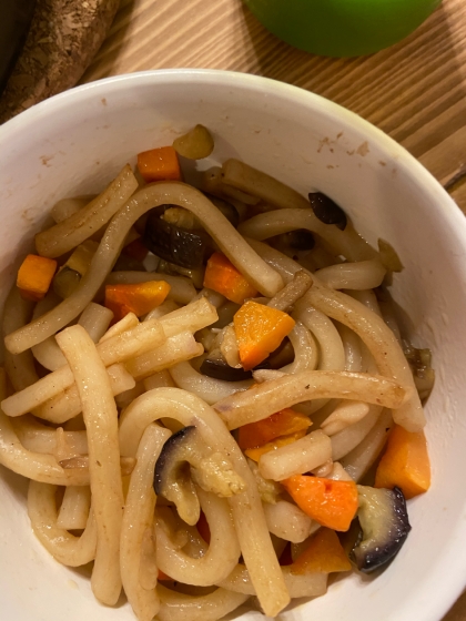 ある具材で子どものお昼に作りました！