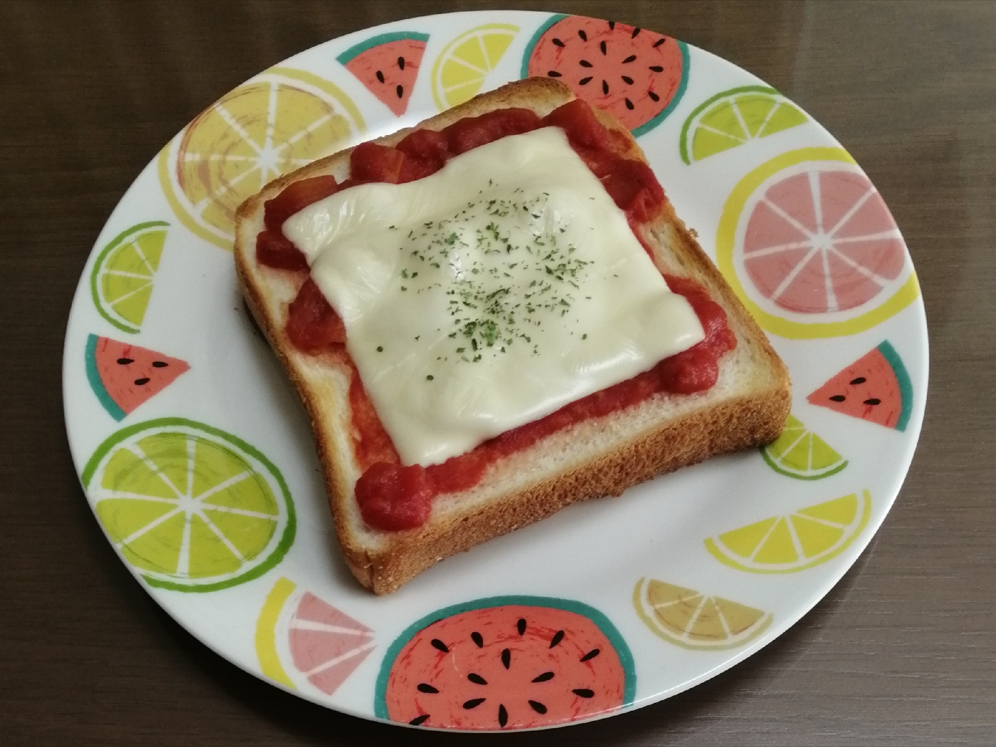 お手軽トマト缶トースト