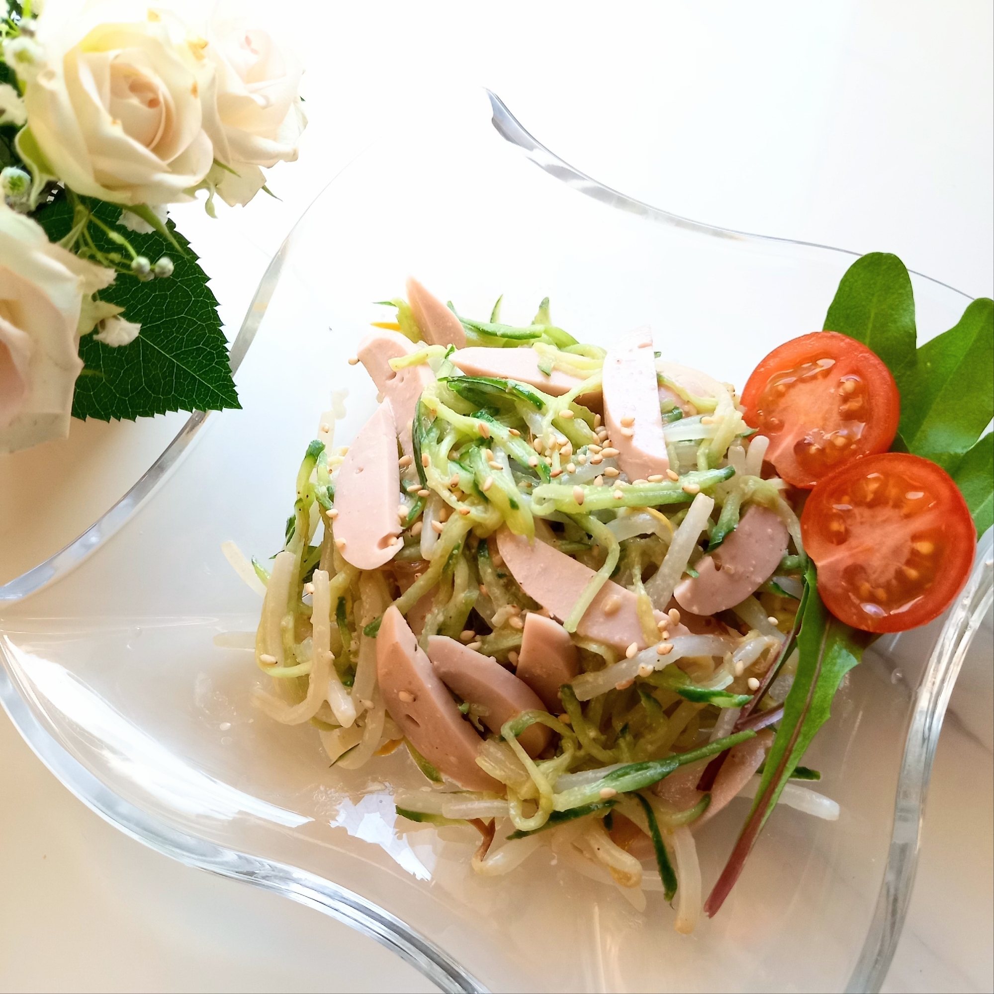 ナムル風ᕷ*きゅうりとギョニソのマヨぽん和えꕤ୭*