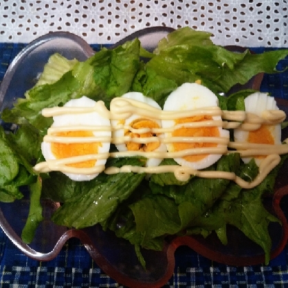 ゆで卵サラダ！